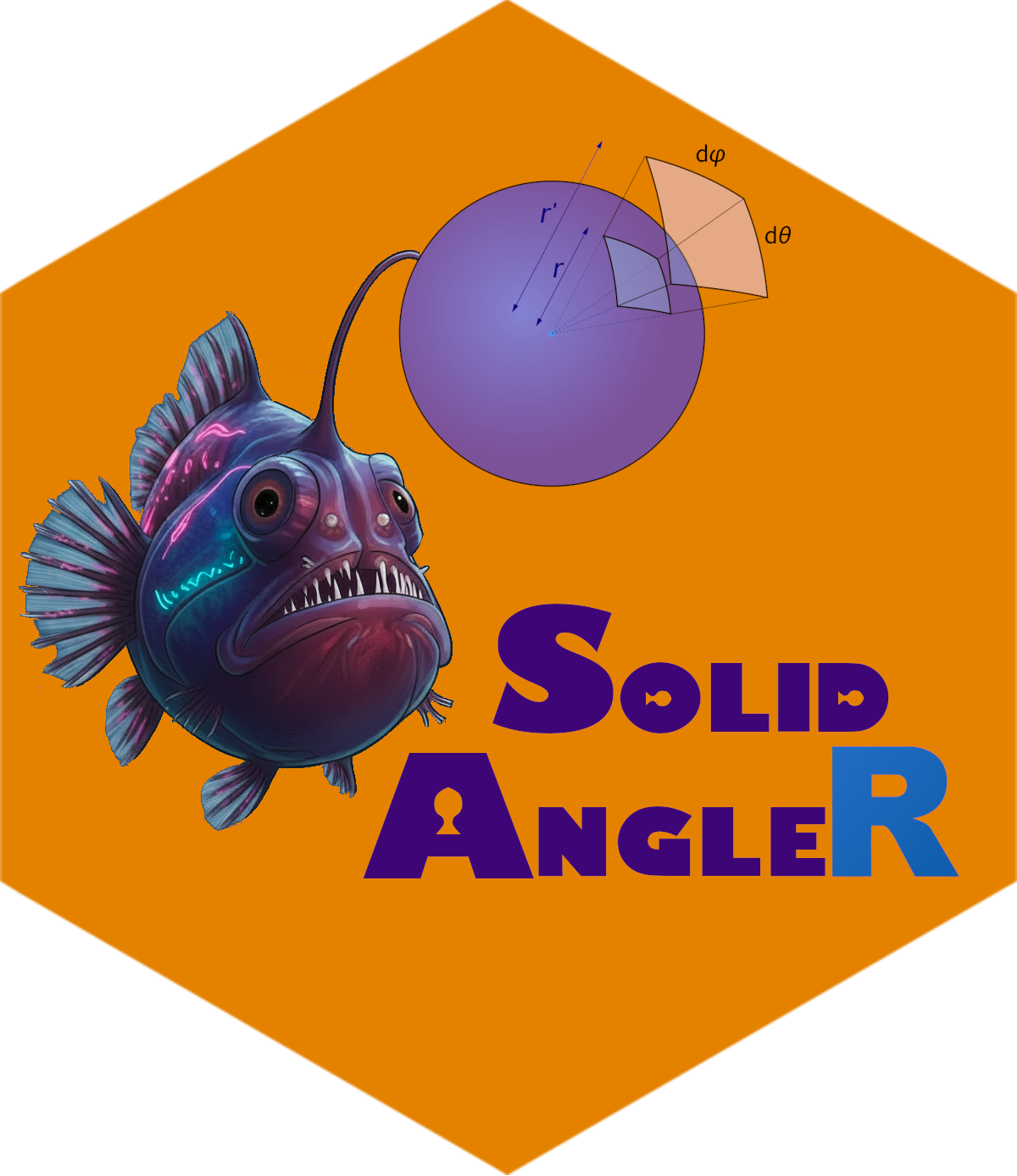 SolidAngleR hex logo
